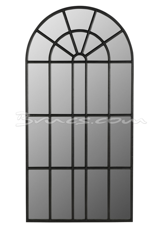 [377WB1193] ESPEJO VENTANA MADERA NEGRA