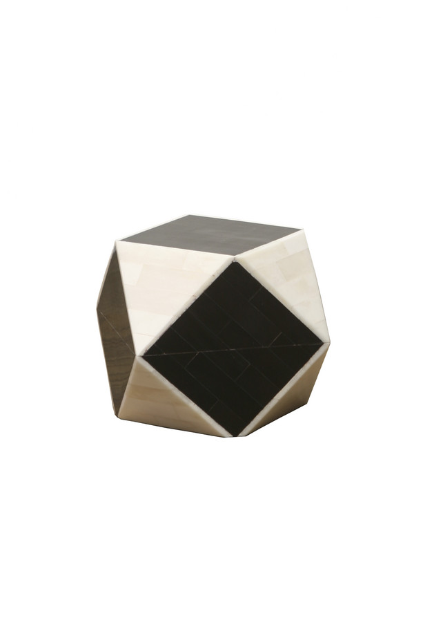 [384MN279] CAJA ROMBOIDE PQ. HUESO Y CUERNO