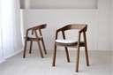 SET 2 SILLAS NOA.MADERA. MARRÓN GRIS