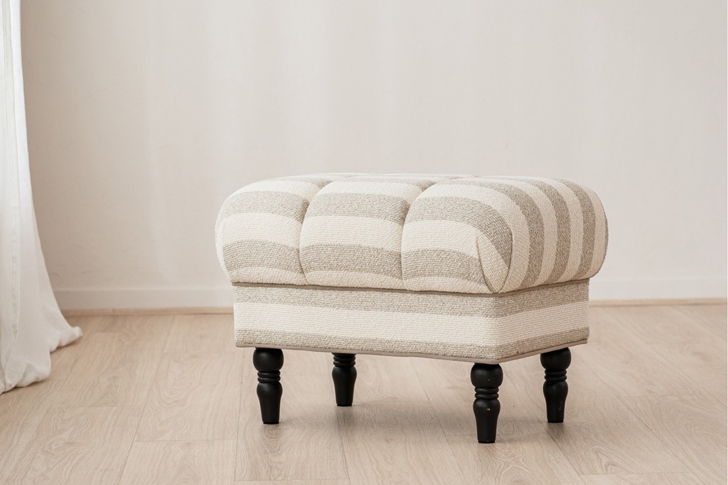 [34LS26167] PUF MARLO. GRIS Y MARFIL